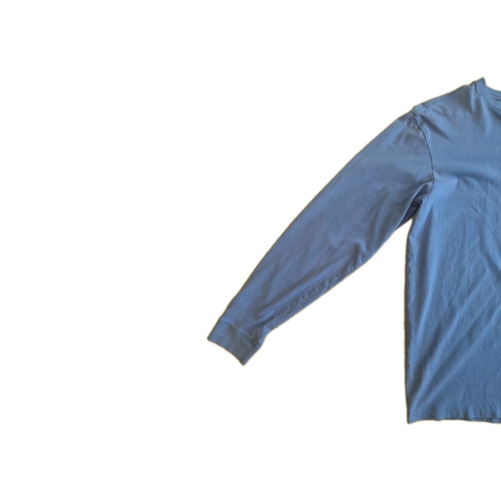 Vineyard Vines Mens Sz S Blue Long Sleeve Vintage Whale Logo Pocket T-Shirt A1 - Picture 4 of 10